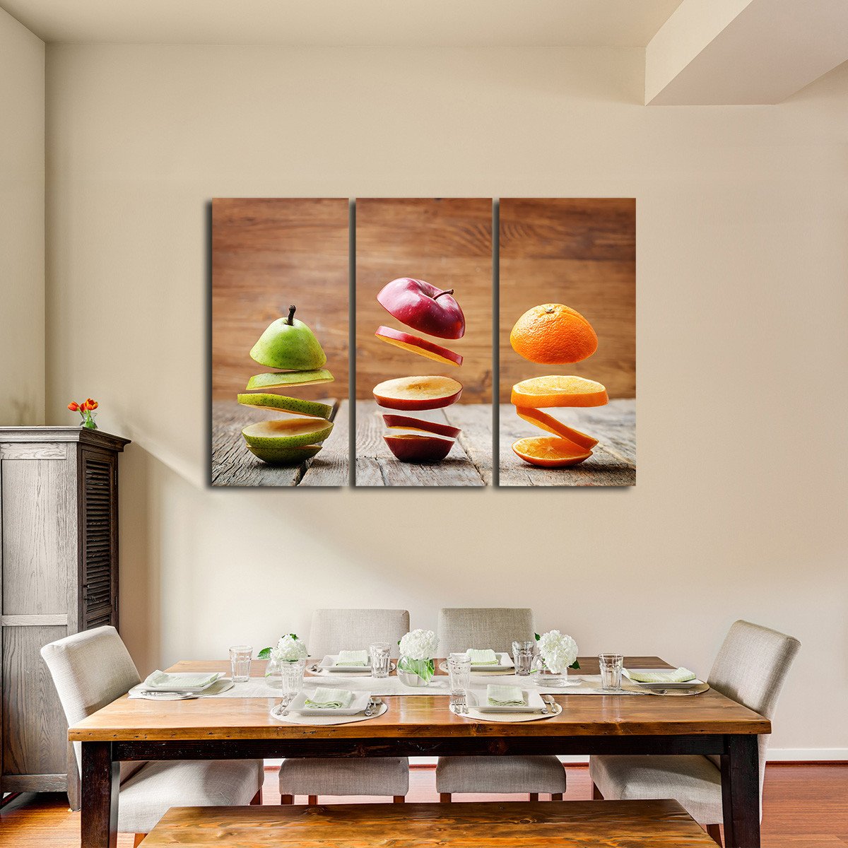 Slices of Fruit Multi Panel Canvas Wall Art