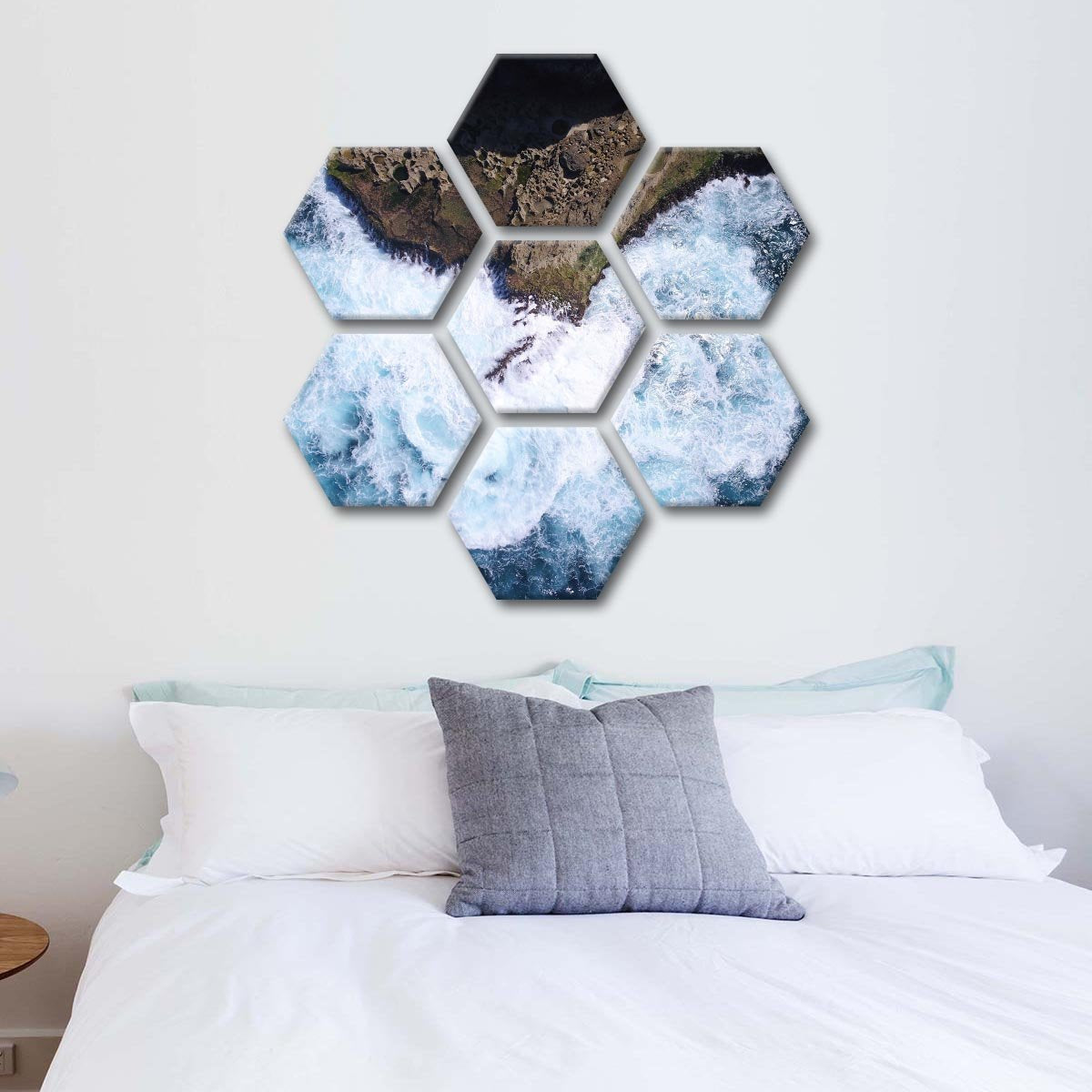 Smashing High Waves Multi Panel Canvas Wall Art