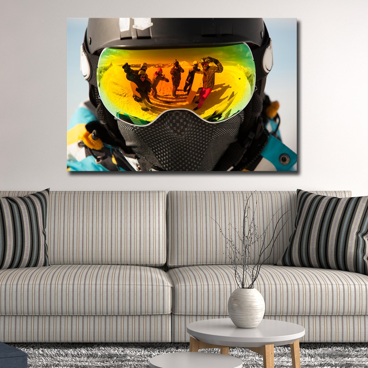 Snow Goggles Multi Panel Canvas Wall Art