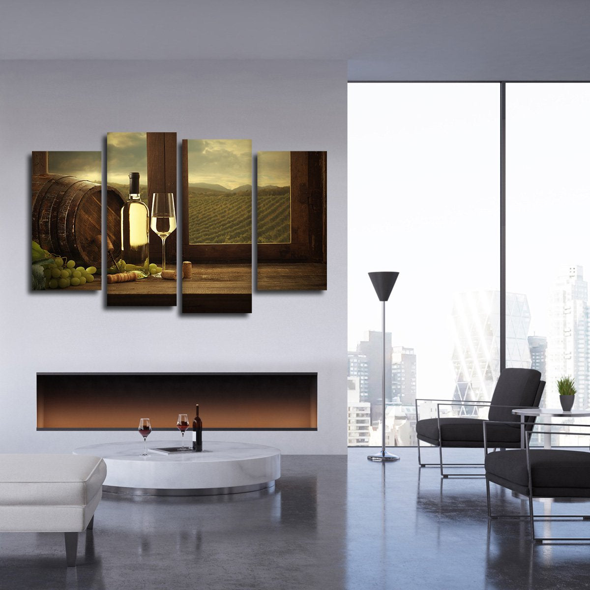 Sonoma Wine Multi Panel Canvas Wall Art