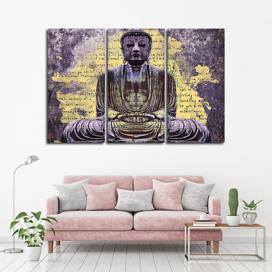 Soothing Buddha Multi Panel Canvas Wall Art