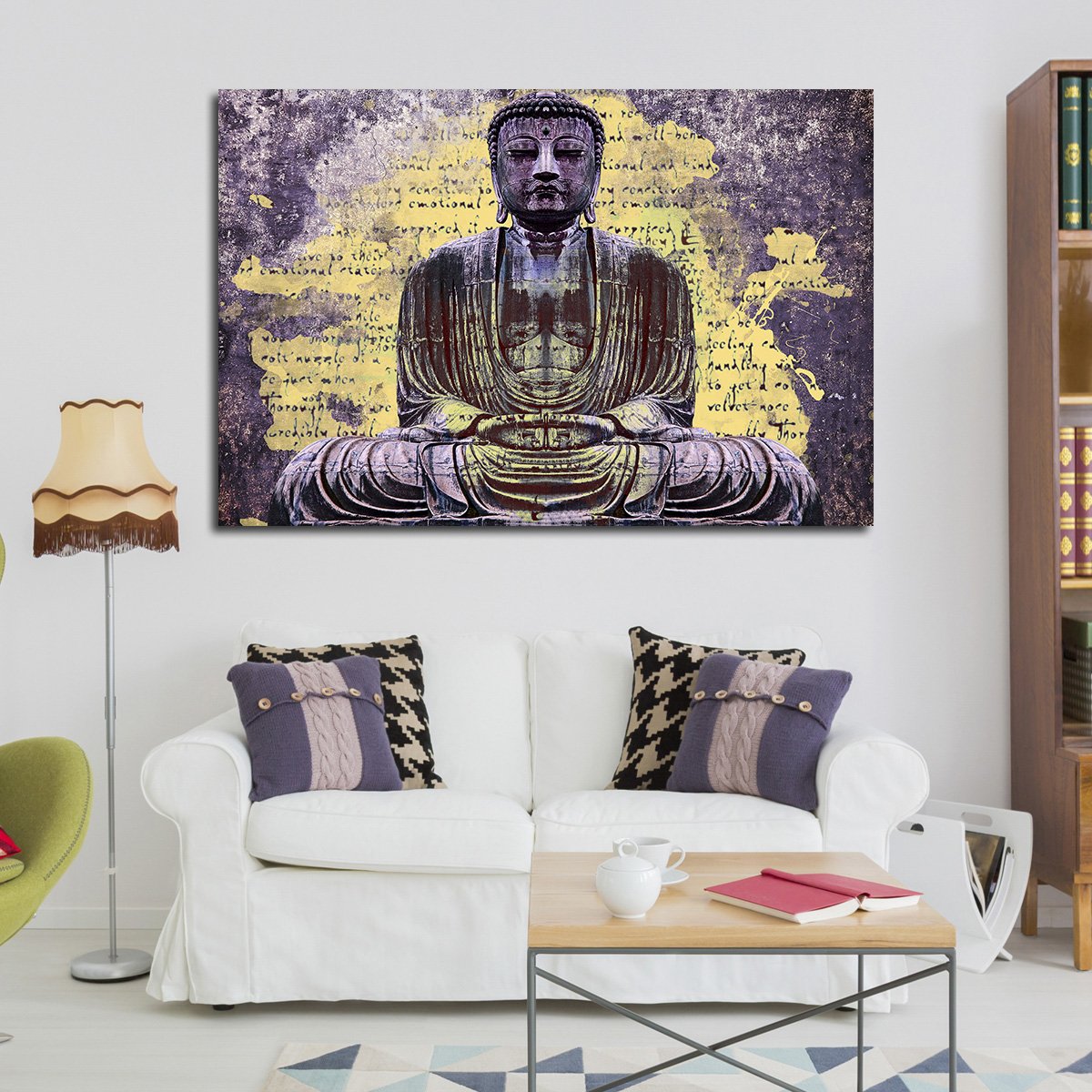 Soothing Buddha Multi Panel Canvas Wall Art