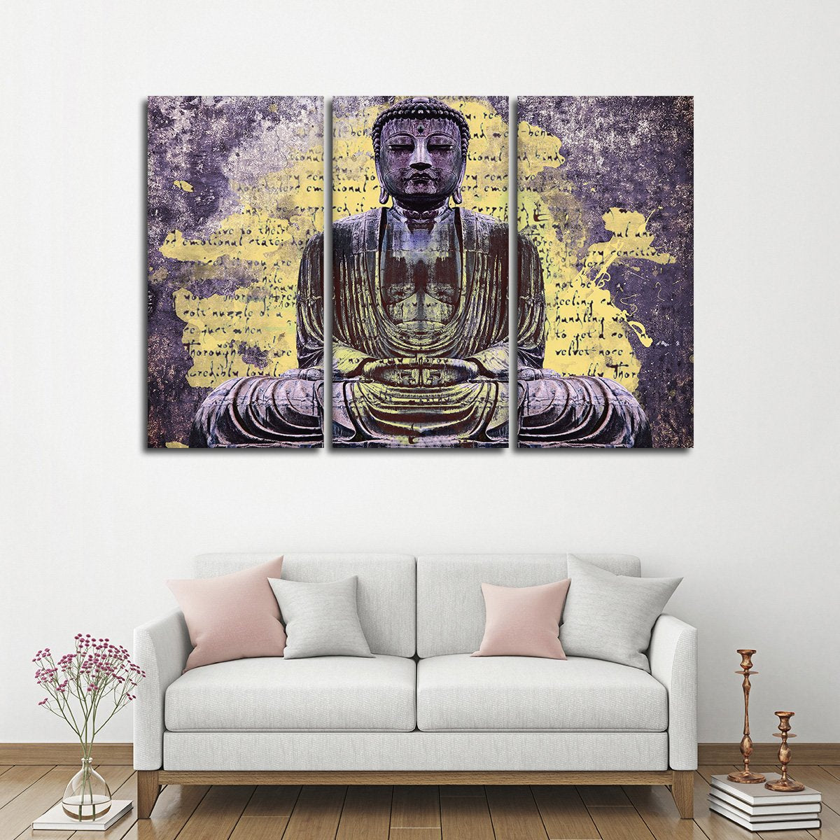 Soothing Buddha Multi Panel Canvas Wall Art