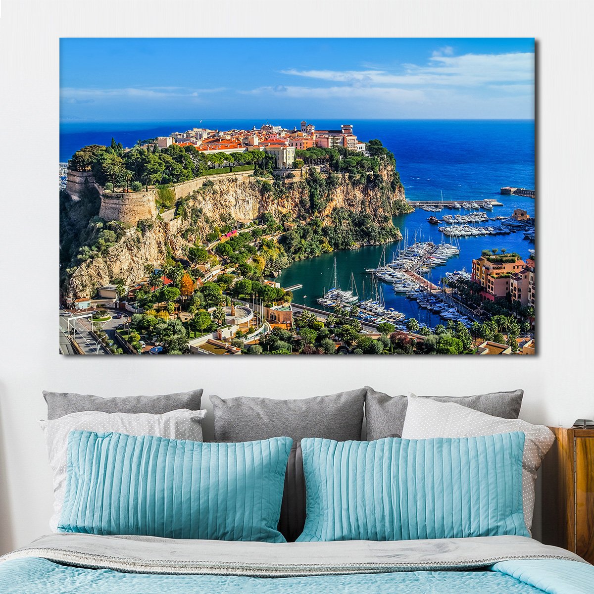South Of France Multi Panel Canvas Wall Art