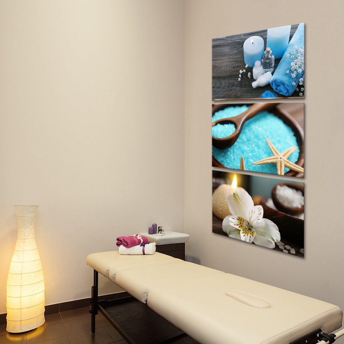 Spa Day Multi Panel Canvas Wall Art