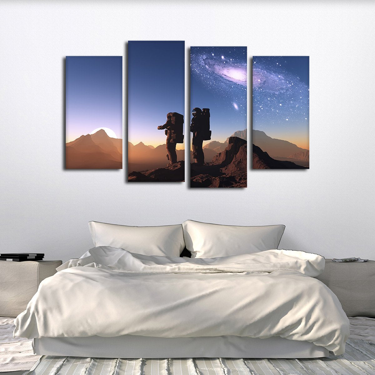 Space Exploration Multi Panel Canvas Wall Art