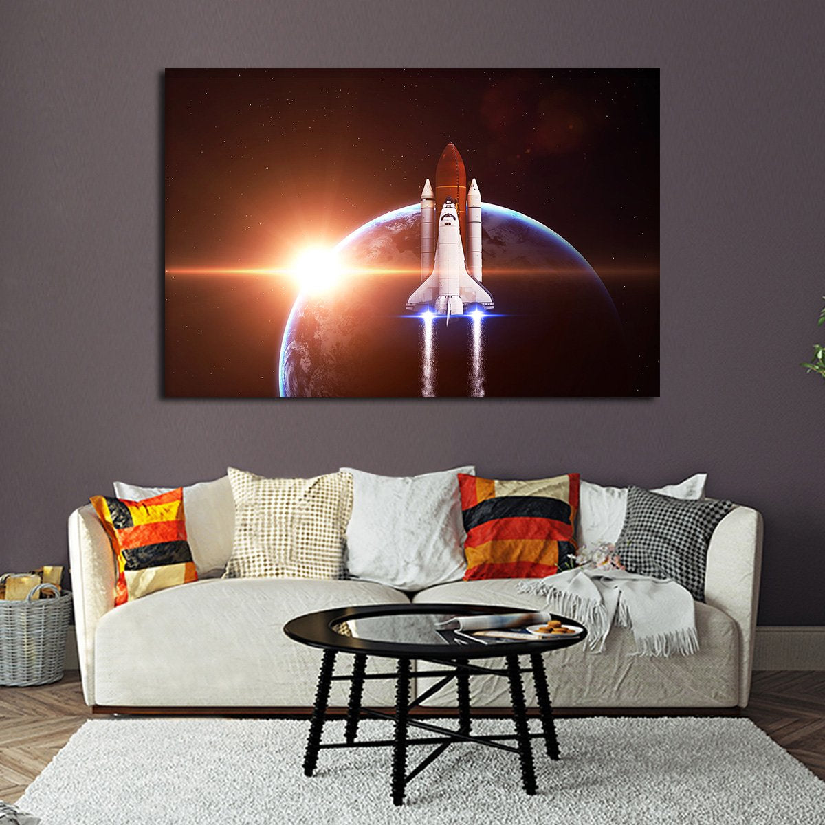 Space Odyssey Multi Panel Canvas Wall Art