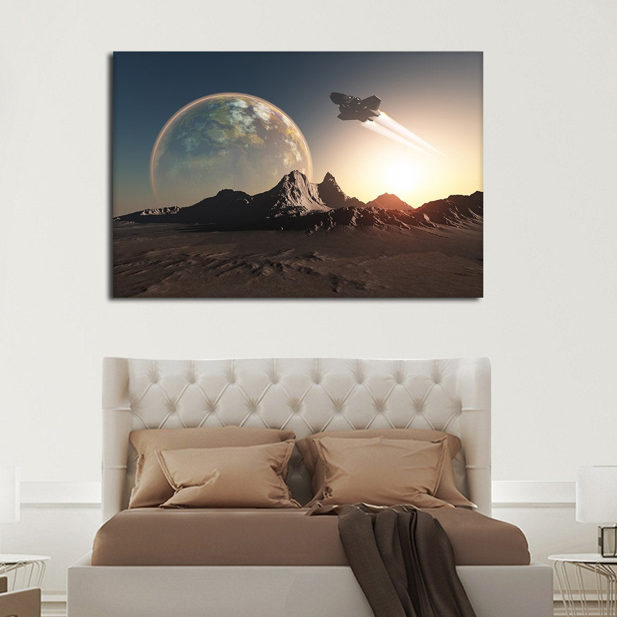 Spacecraft Multi Panel Canvas Wall Art