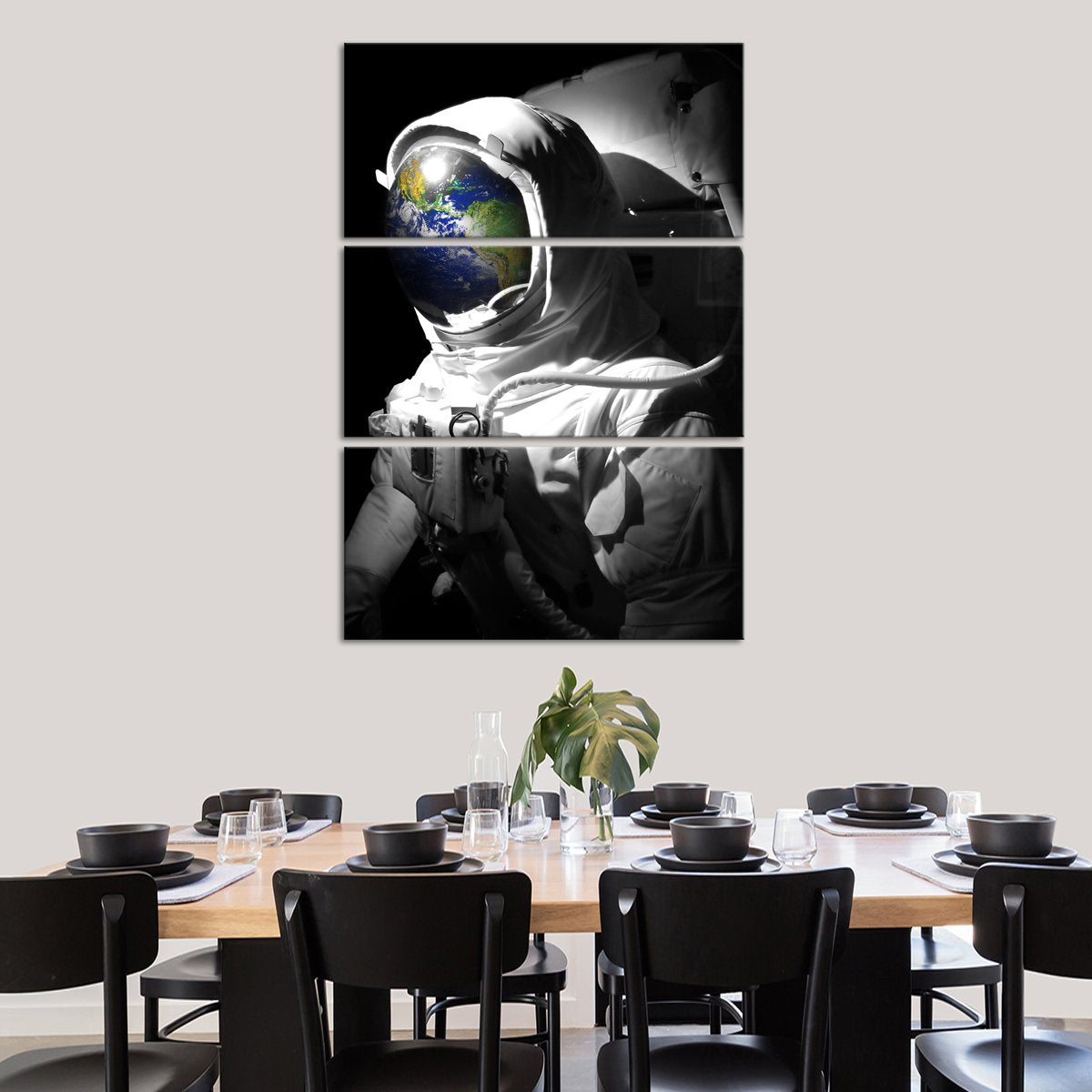Spaceman Pop Multi Panel Canvas Wall Art