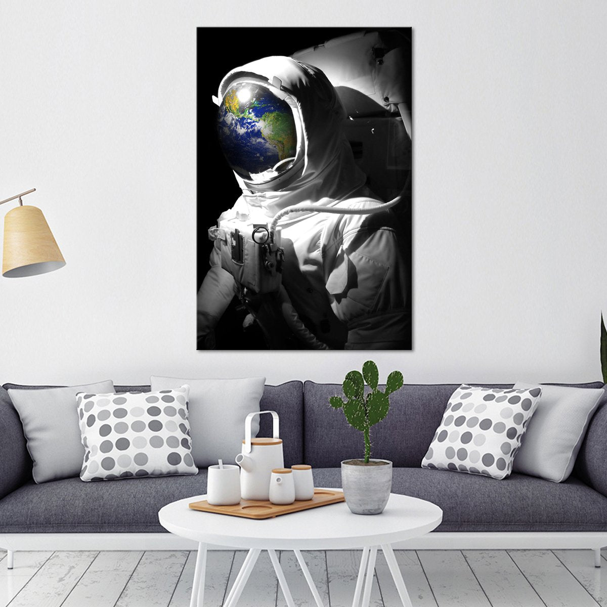 Spaceman Pop Multi Panel Canvas Wall Art