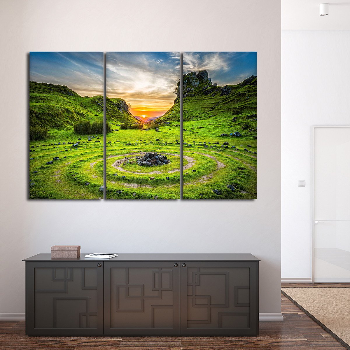 Spinning Nature Multi Panel Canvas Wall Art