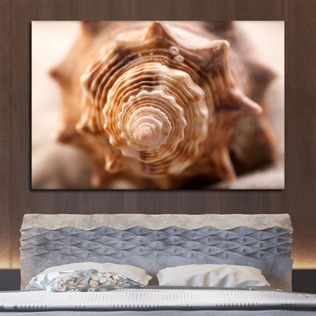 Spiral Shell Multi Panel Canvas Wall Art