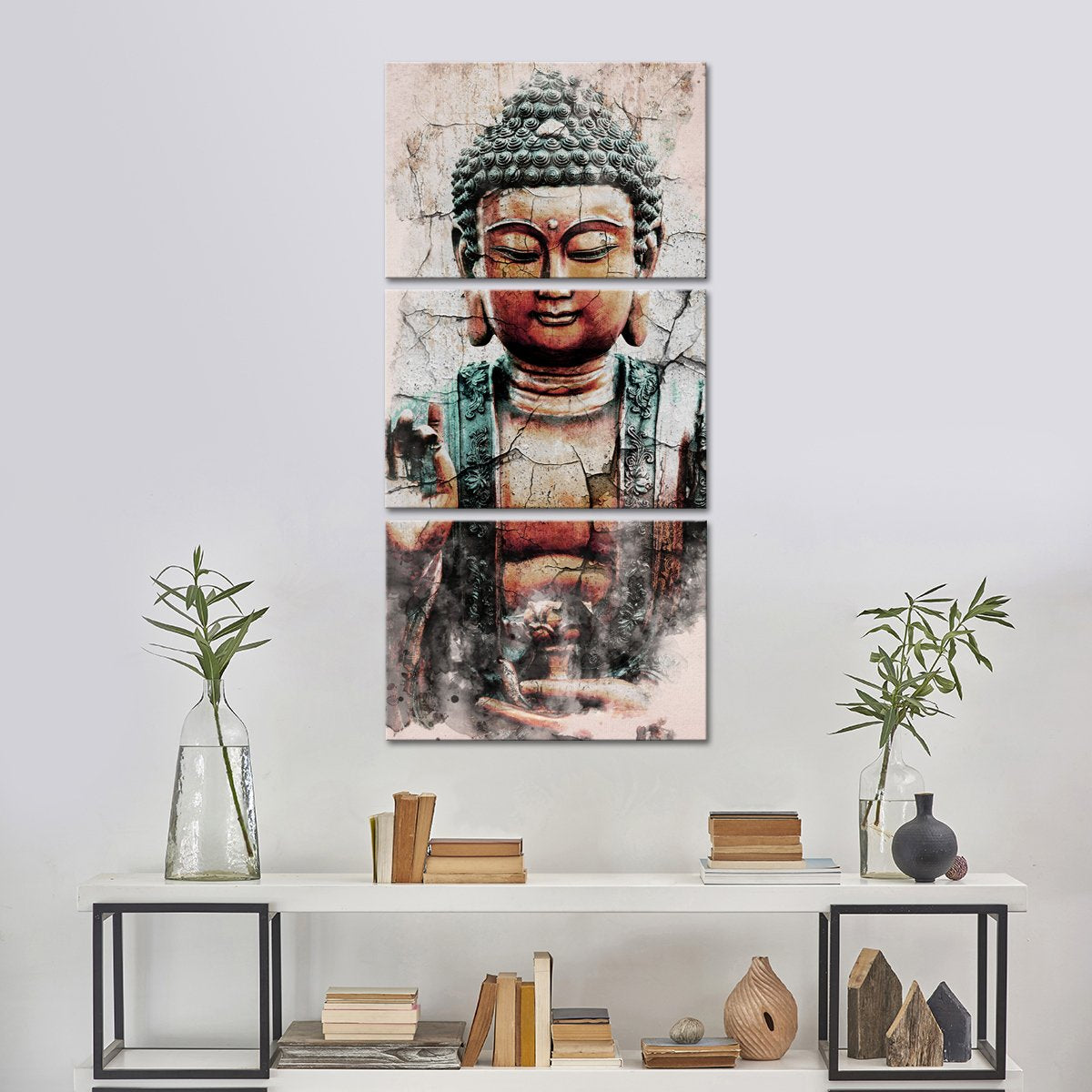 Spiritual Mountain Climber Multi Panel Canvas Wall Art