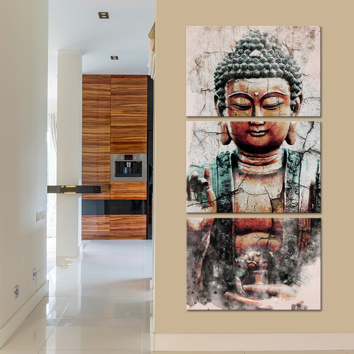 Spiritual Mountain Climber Multi Panel Canvas Wall Art