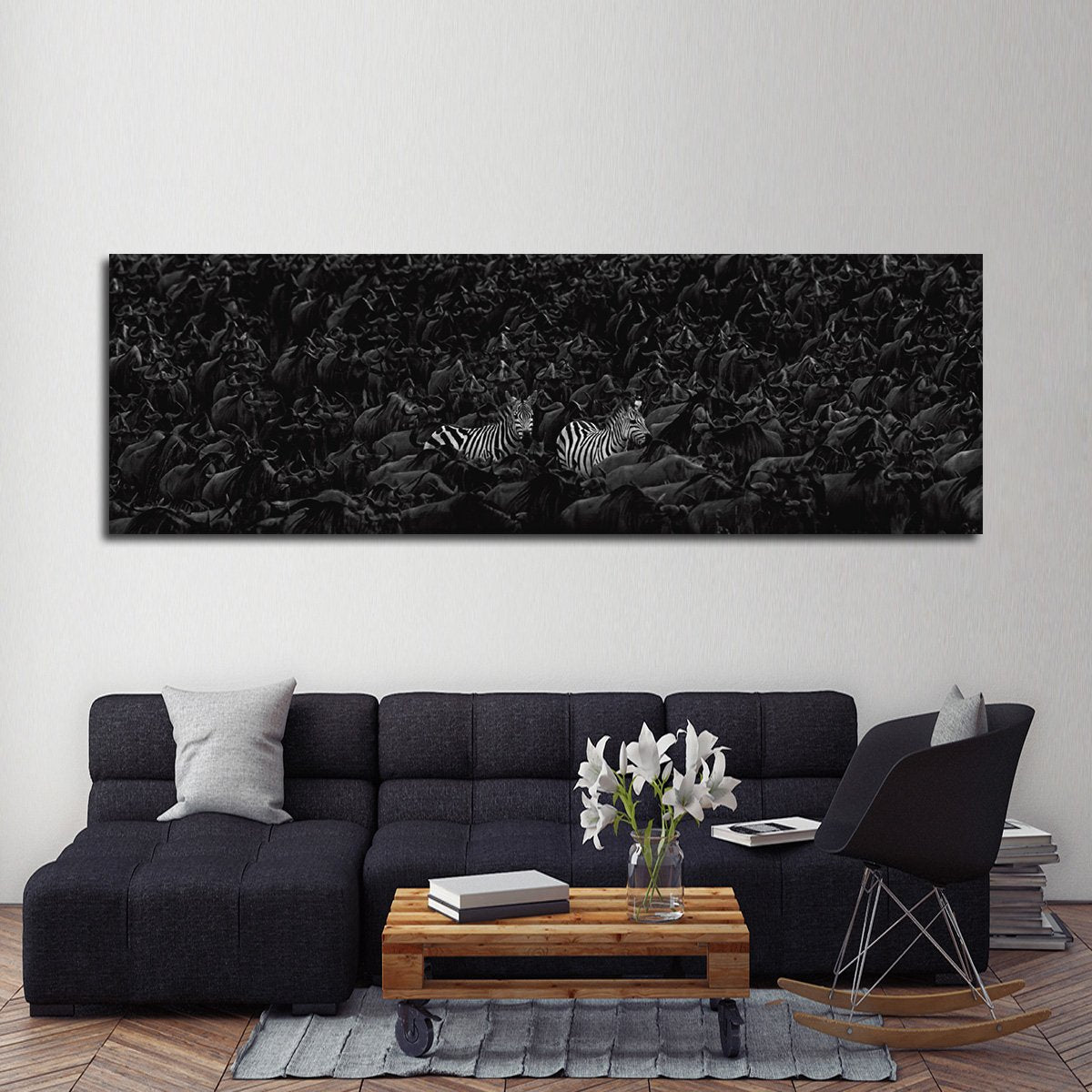 Stand Out In The Crowd Multi Panel Canvas Wall Art