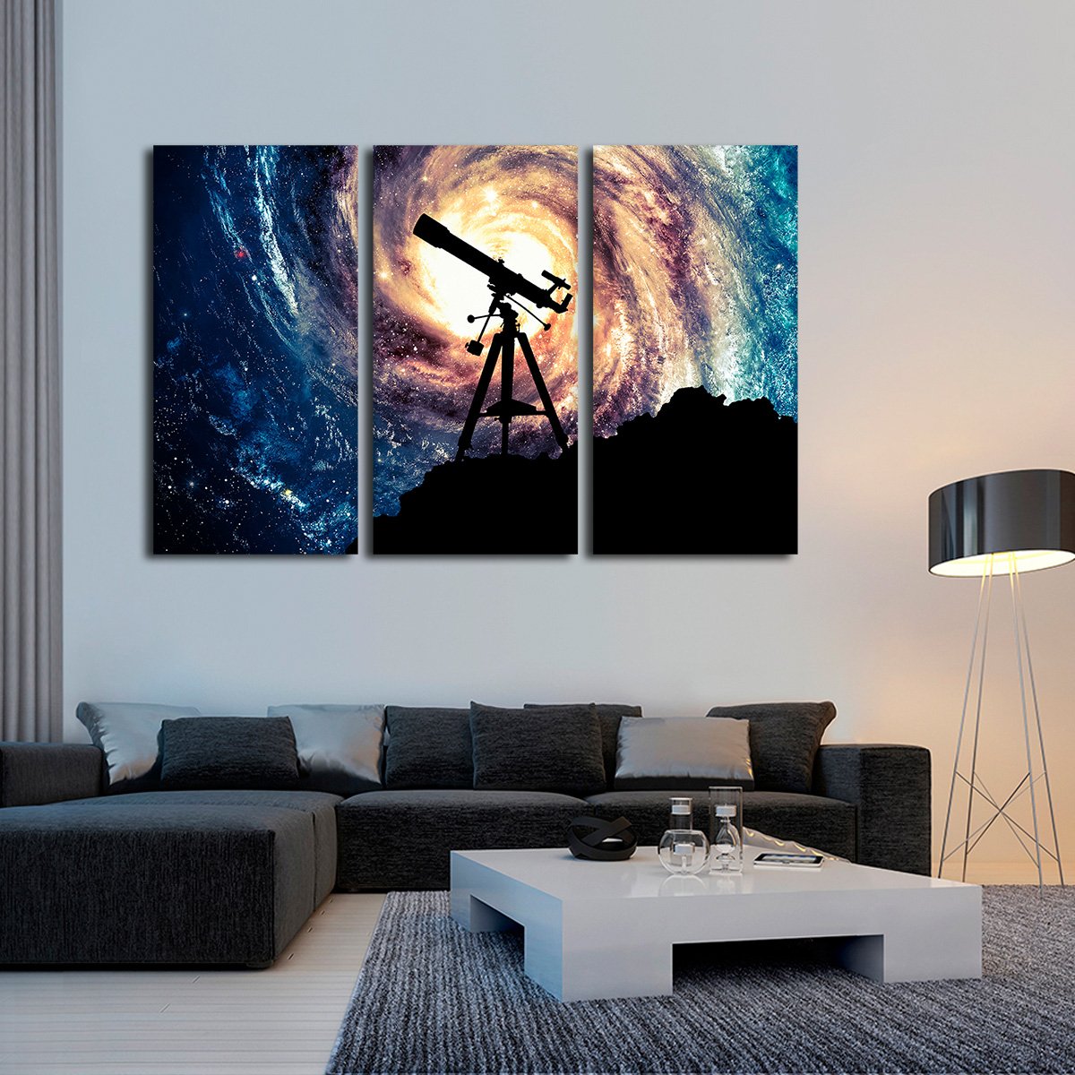 Stargazing Multi Panel Canvas Wall Art