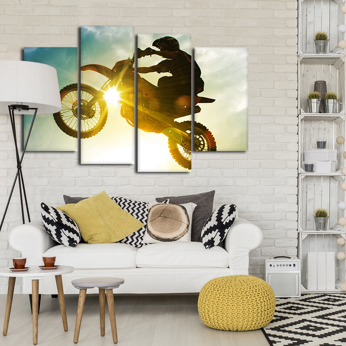 Step Up Multi Panel Canvas Wall Art