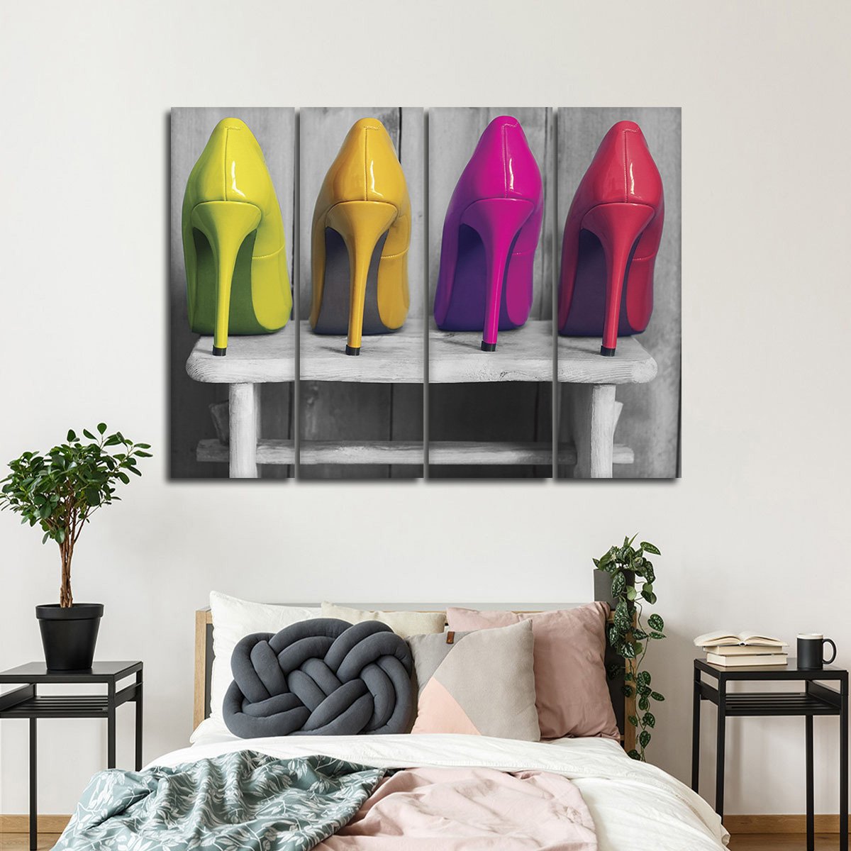 Stilleto Pop Multi Panel Canvas Wall Art