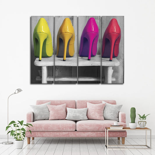 Stilleto Pop Multi Panel Canvas Wall Art