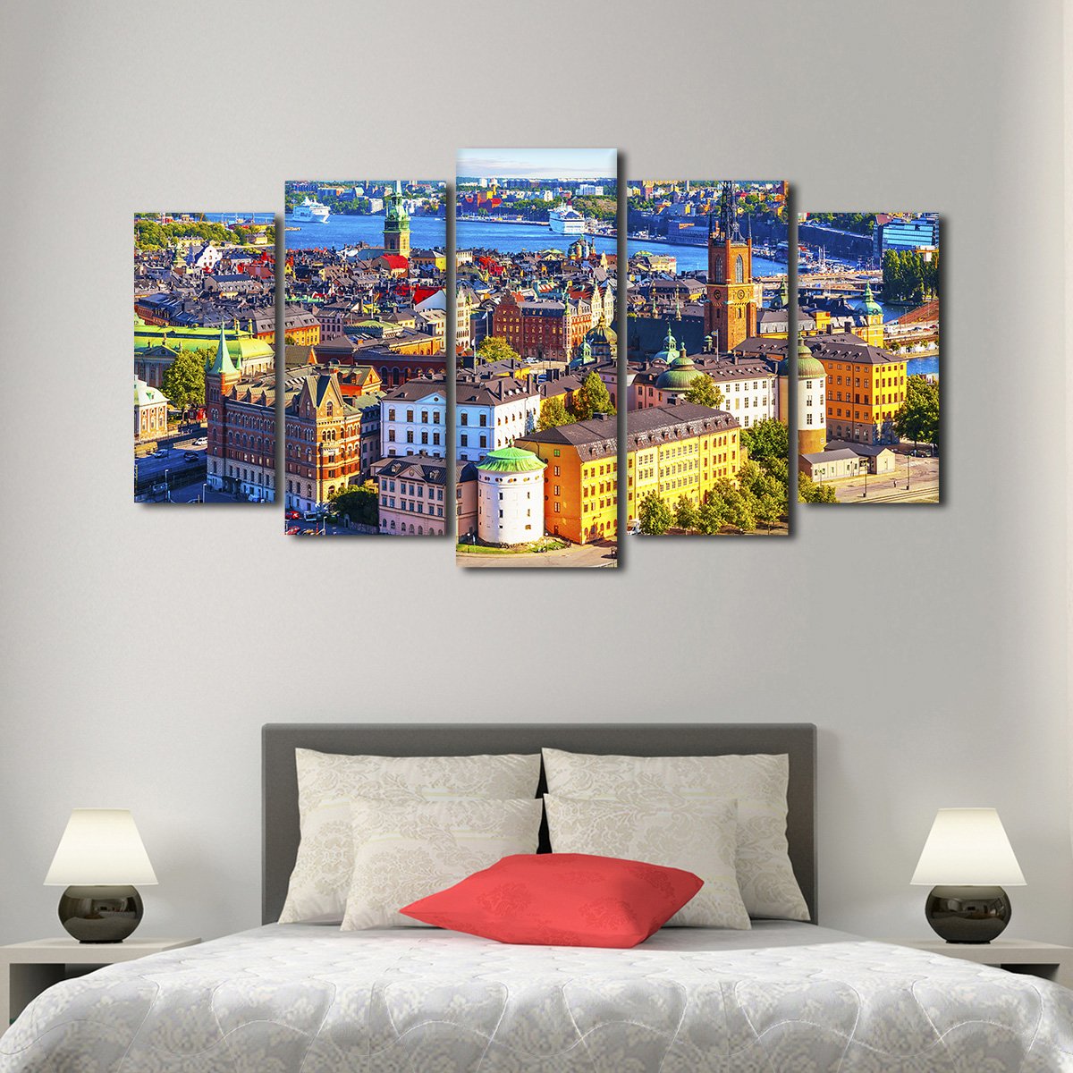 Stockholm Multi Panel Canvas Wall Art