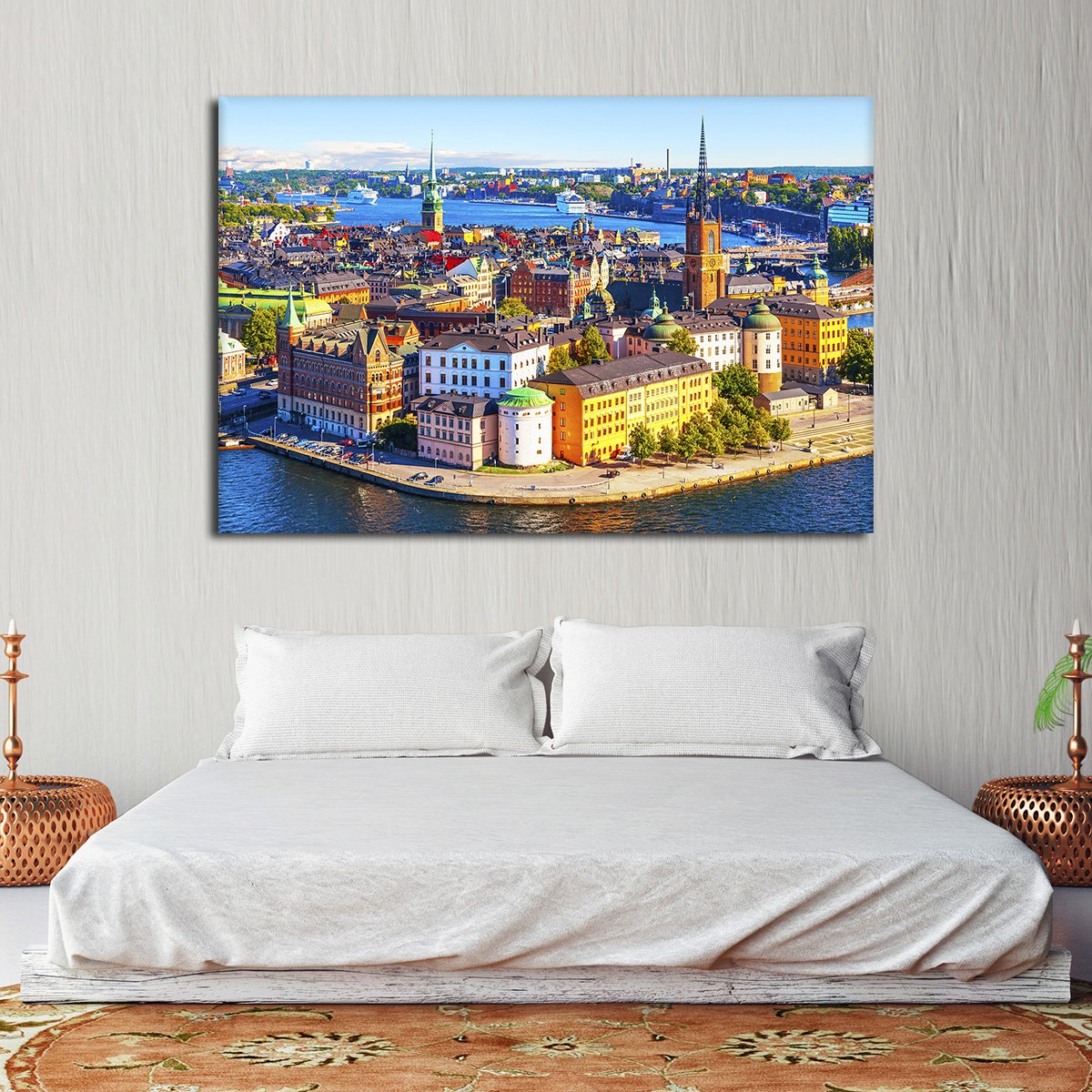 Stockholm Multi Panel Canvas Wall Art