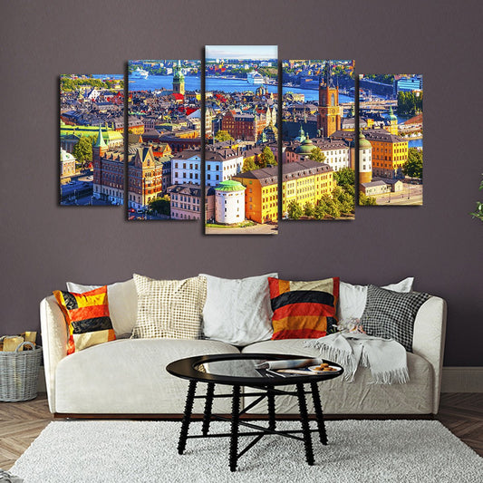 Stockholm Multi Panel Canvas Wall Art
