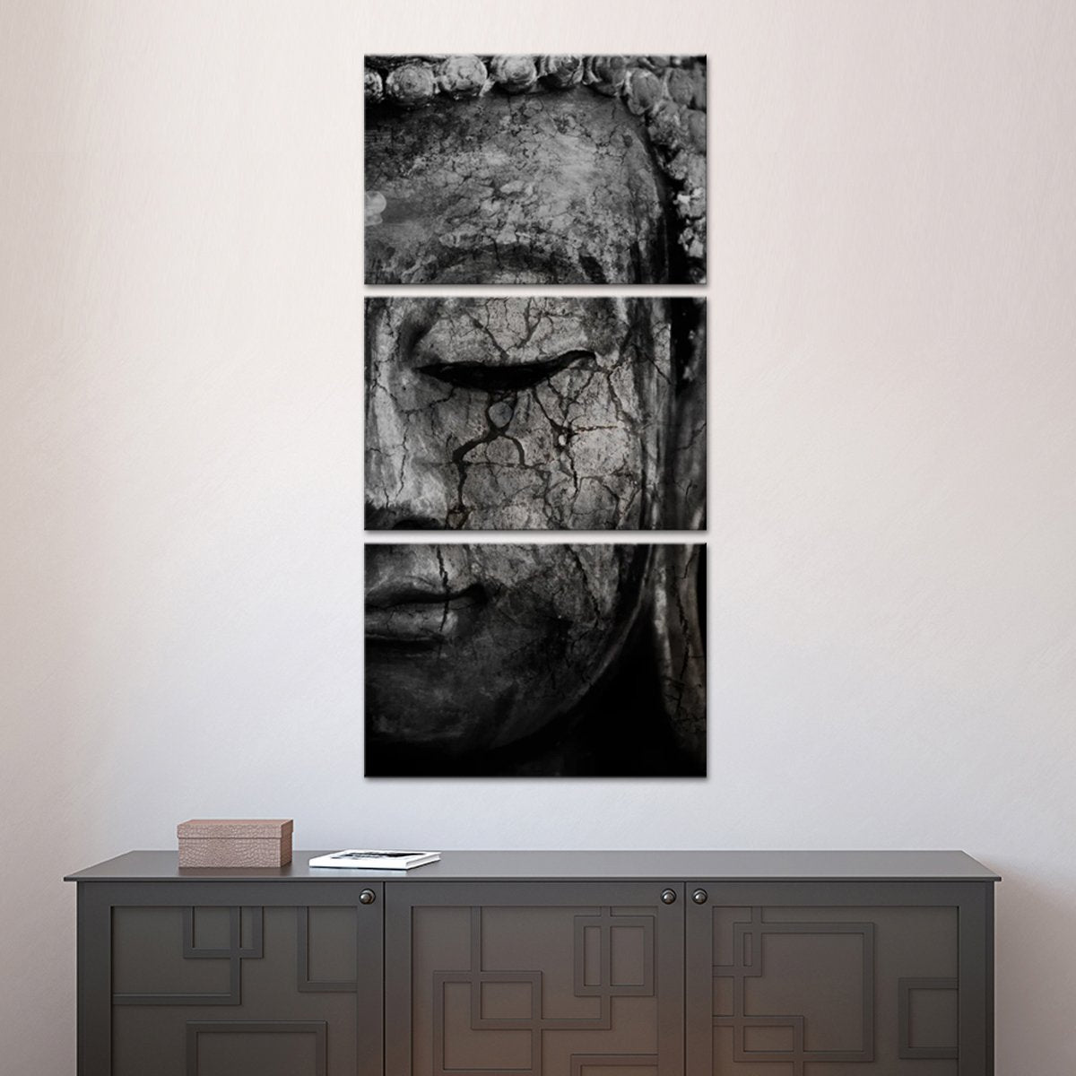 Stone Tides Of Tranquility Multi Panel Canvas Wall Art