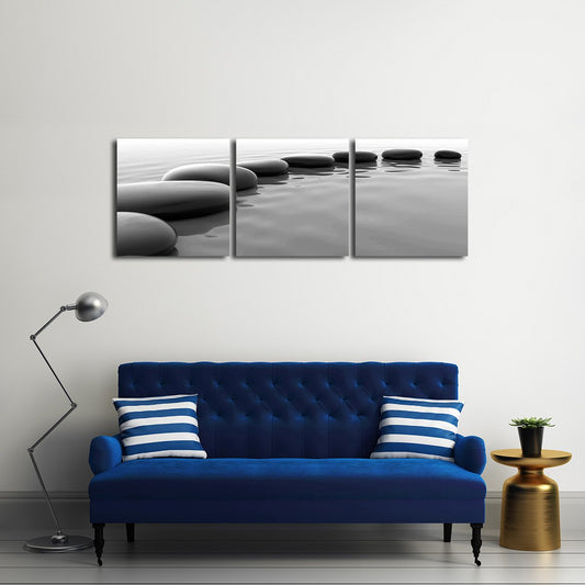 Stones Multi Panel Canvas Wall Art