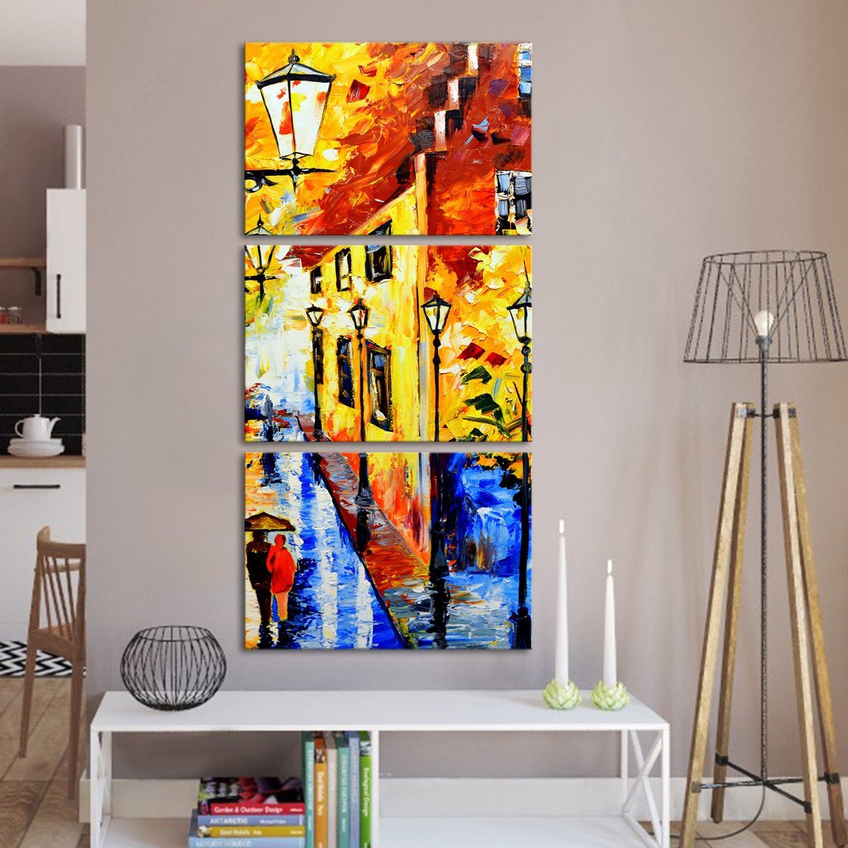 Streets Of London Multi Panel Canvas Wall Art