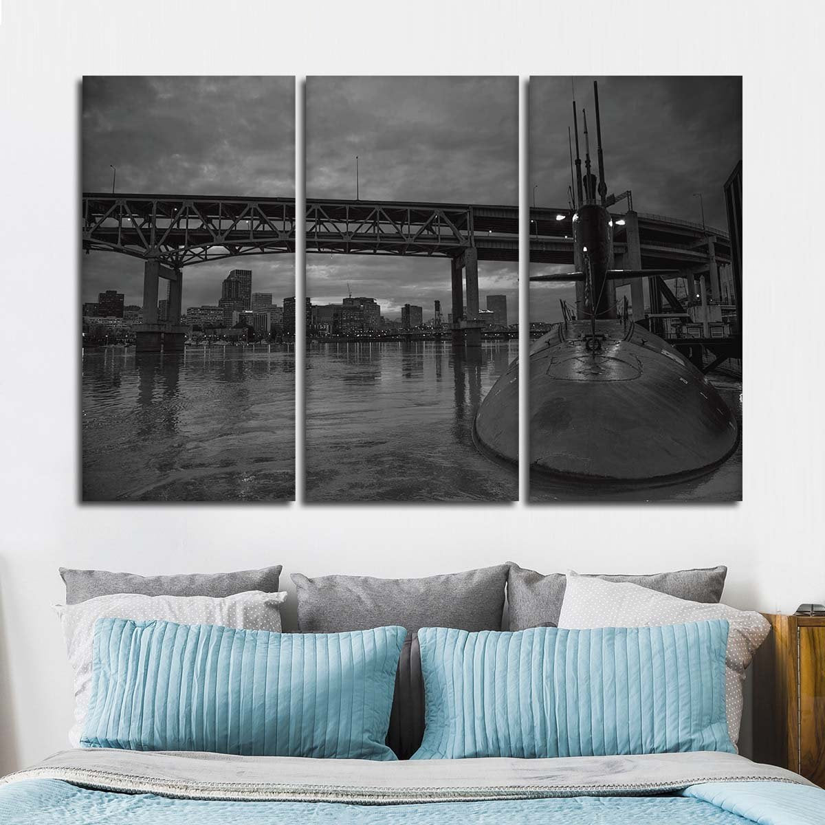 Submarine Multi Panel Canvas Wall Art