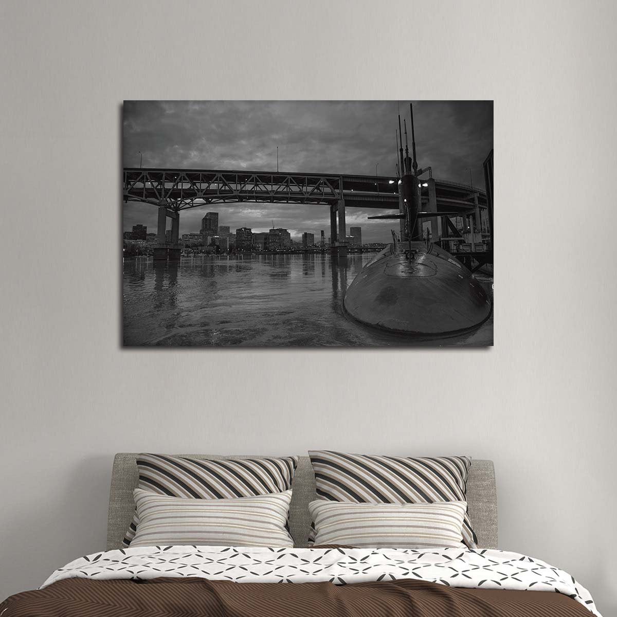 Submarine Multi Panel Canvas Wall Art