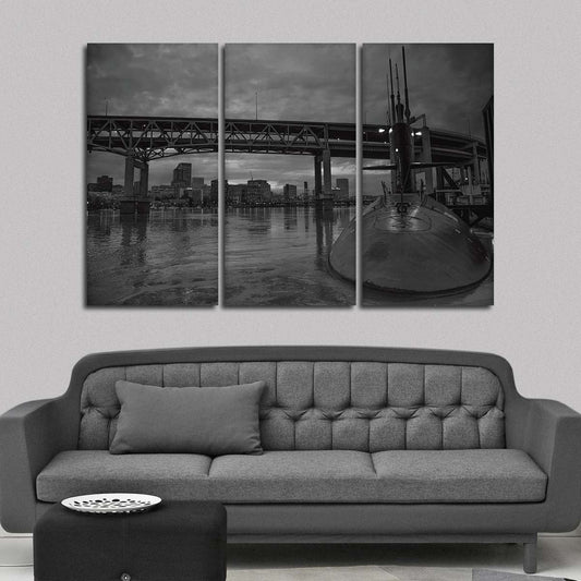 Submarine Multi Panel Canvas Wall Art