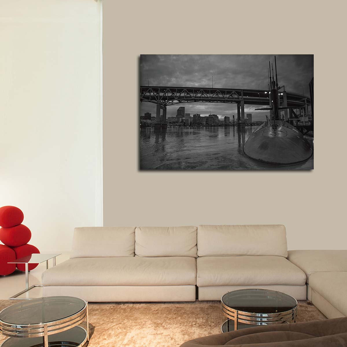 Submarine Multi Panel Canvas Wall Art