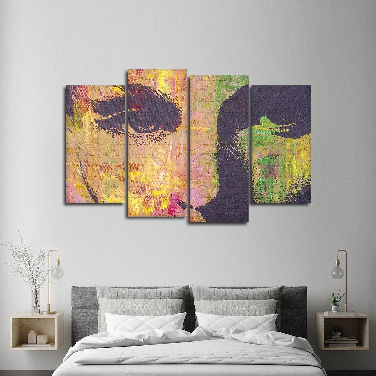 Sultry Look Multi Panel Canvas Wall Art