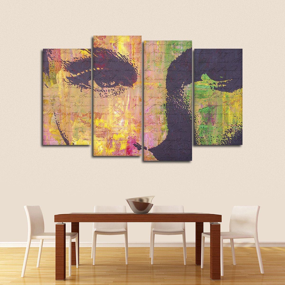 Sultry Look Multi Panel Canvas Wall Art