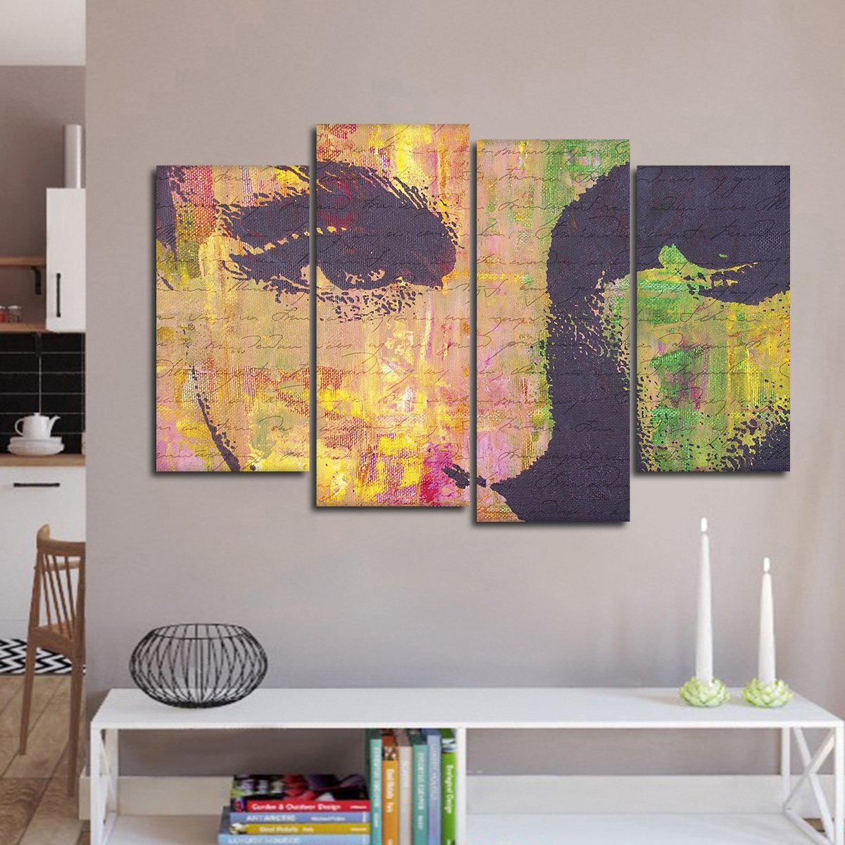 Sultry Look Multi Panel Canvas Wall Art