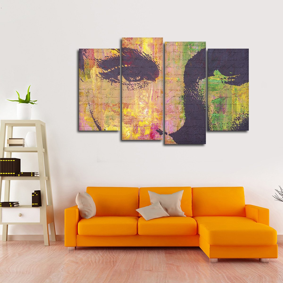 Sultry Look Multi Panel Canvas Wall Art