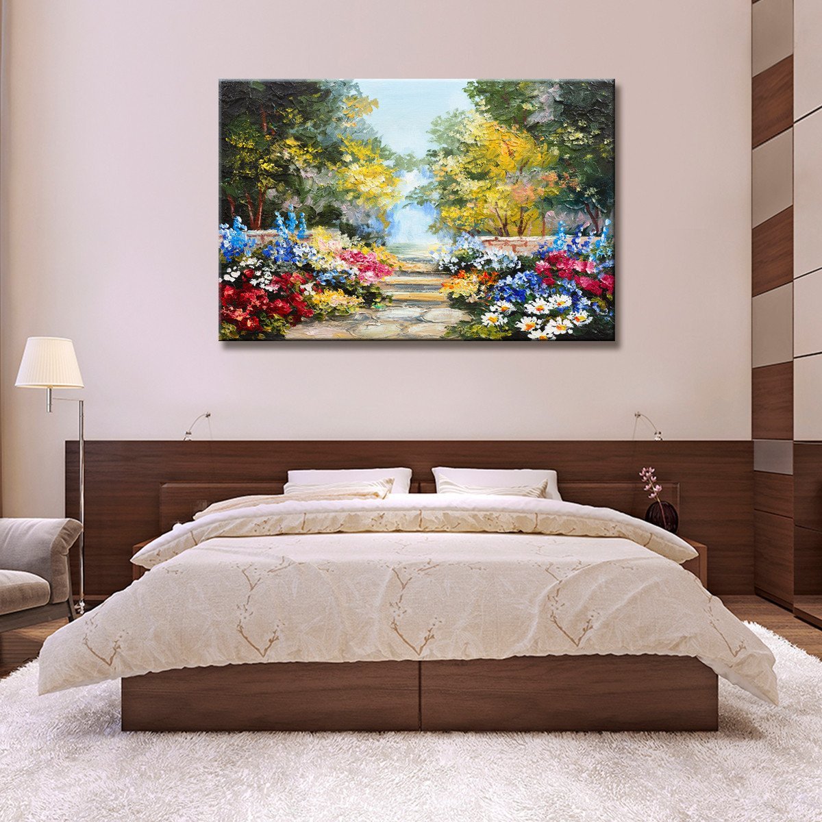 Summer Flowers Multi Panel Canvas Wall Art