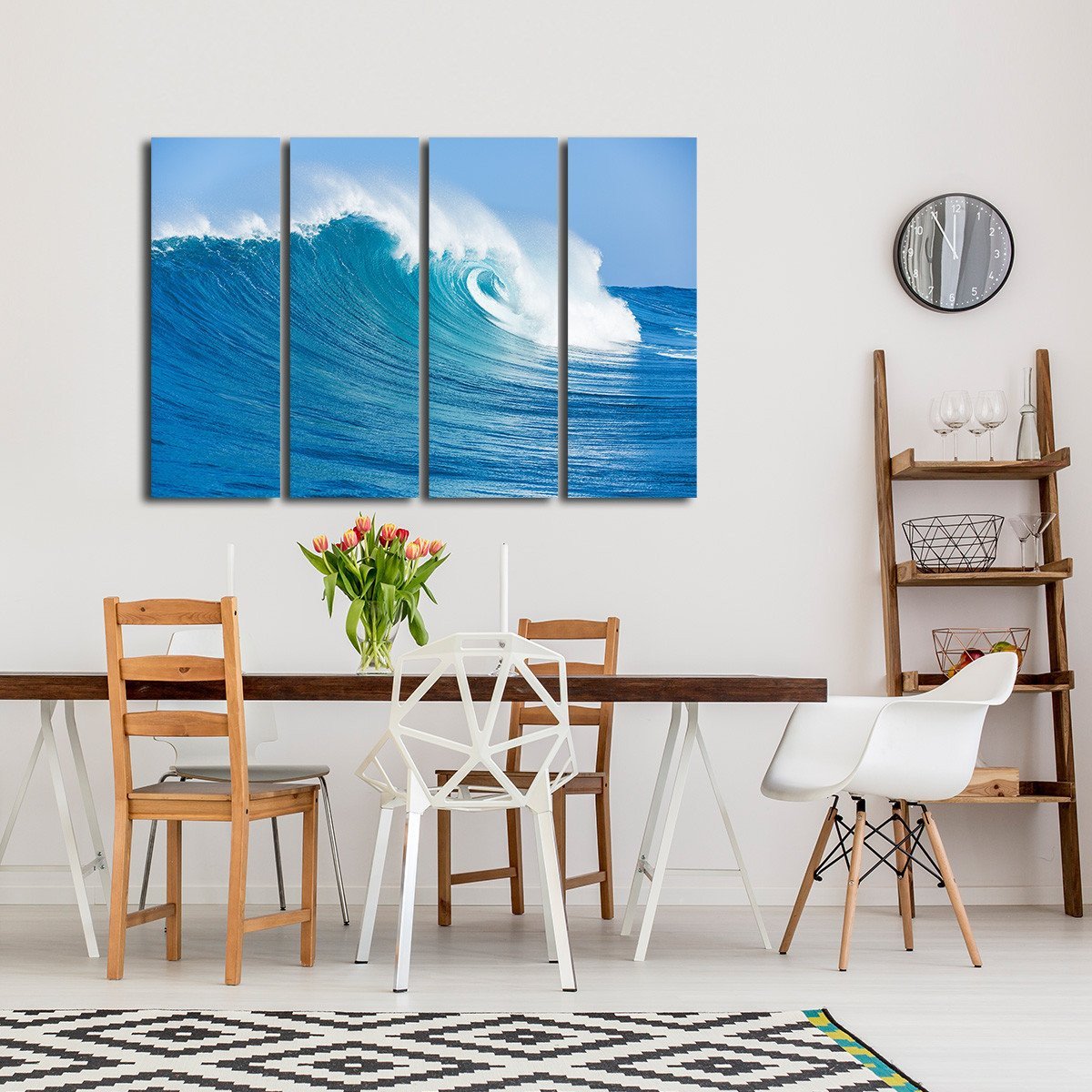 Summer Surf Multi Panel Canvas Wall Art