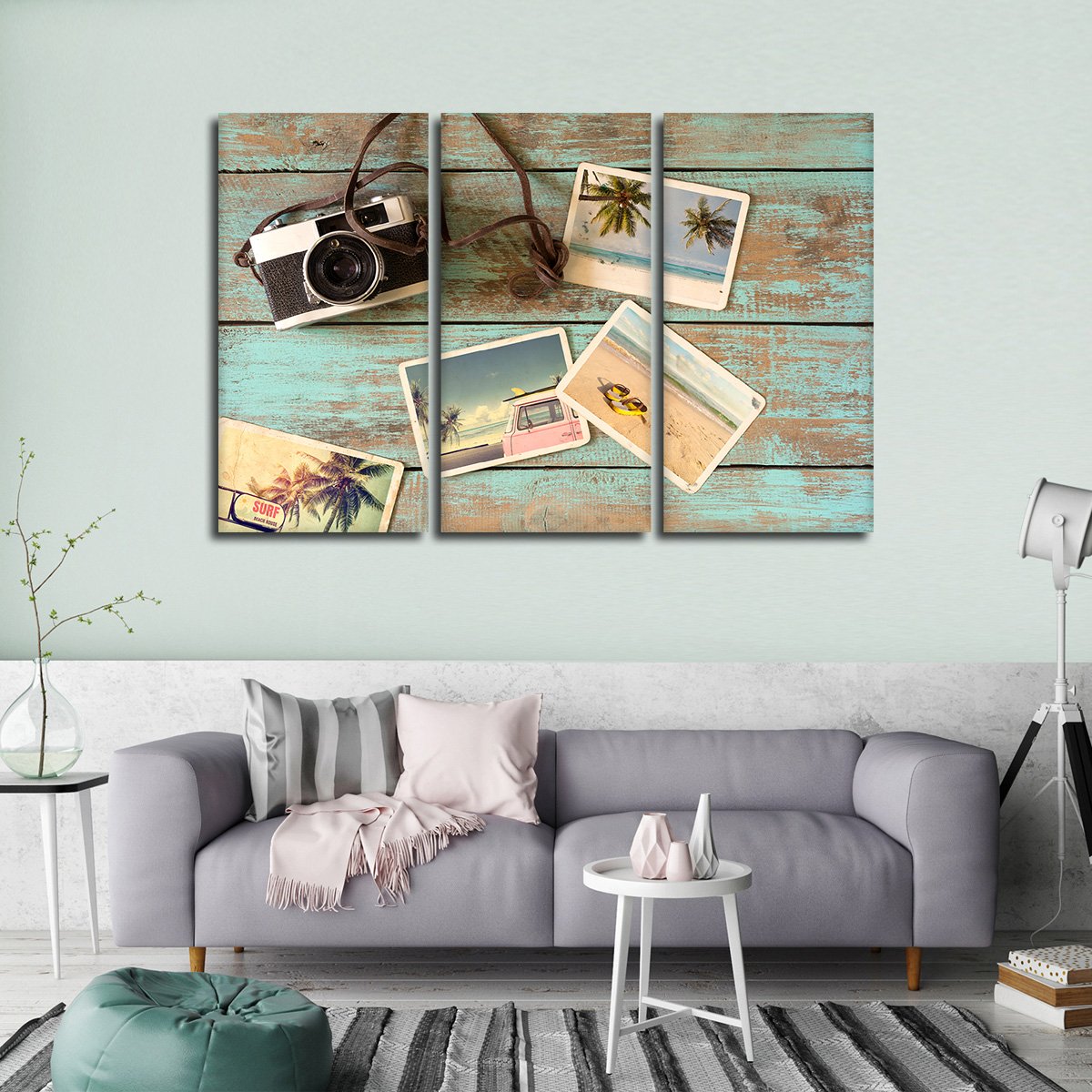 Summer Vacation Multi Panel Canvas Wall Art