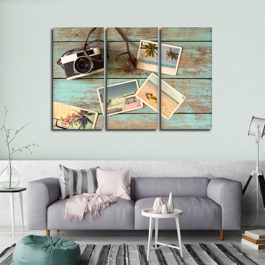 Summer Vacation Multi Panel Canvas Wall Art