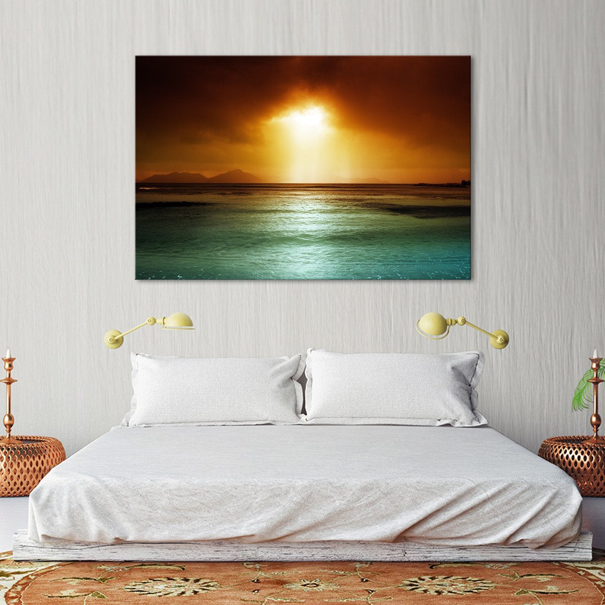 Sunset Glory Multi Panel Canvas Wall Art