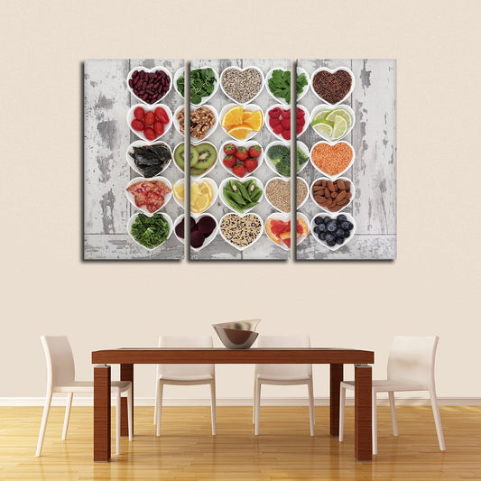 Superfoods Multi Panel Canvas Wall Art