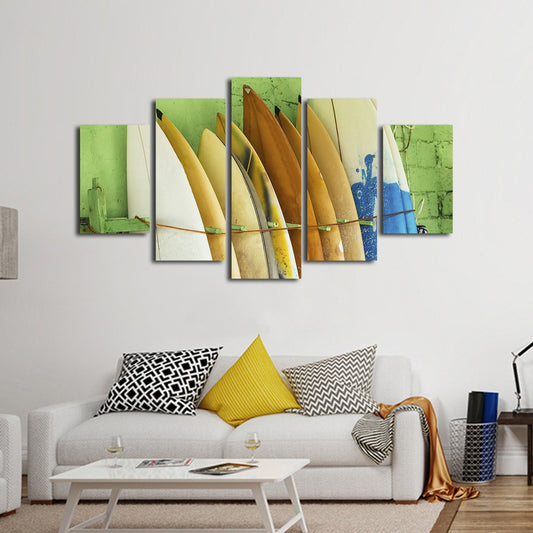 Surf Shop Multi Panel Canvas Wall Art