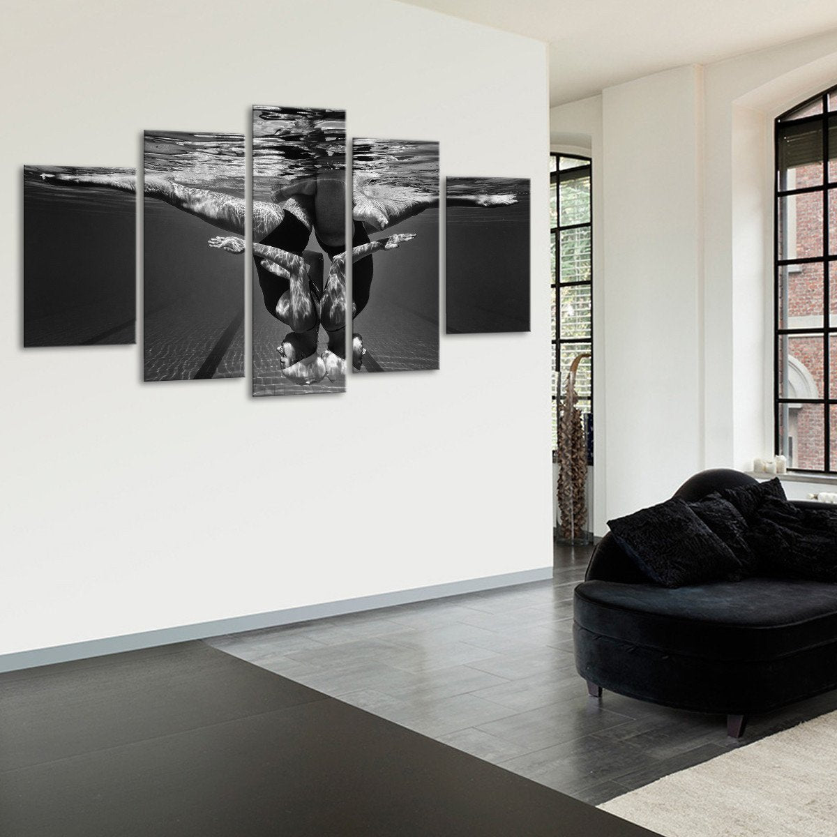 Swim Duet Multi Panel Canvas Wall Art