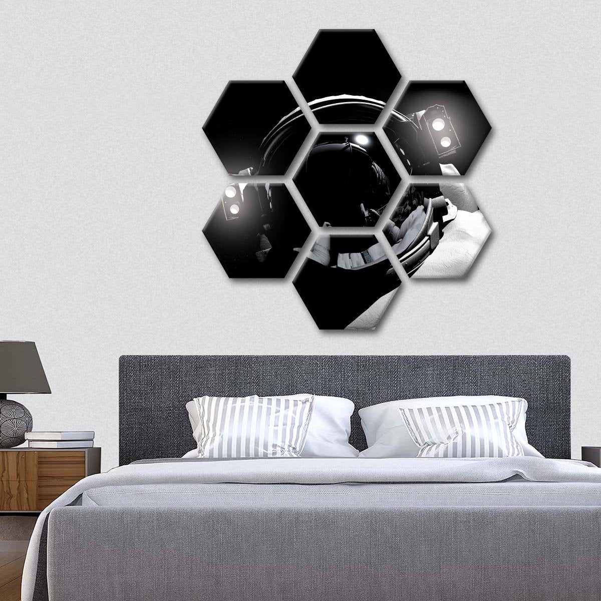 Astronaut Close Up Multi Panel Canvas Wall Art