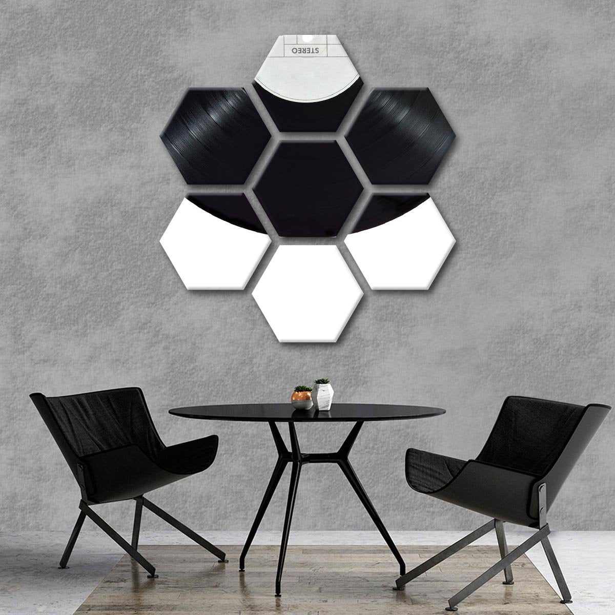 Vinyl Record Multi Panel Canvas Wall Art