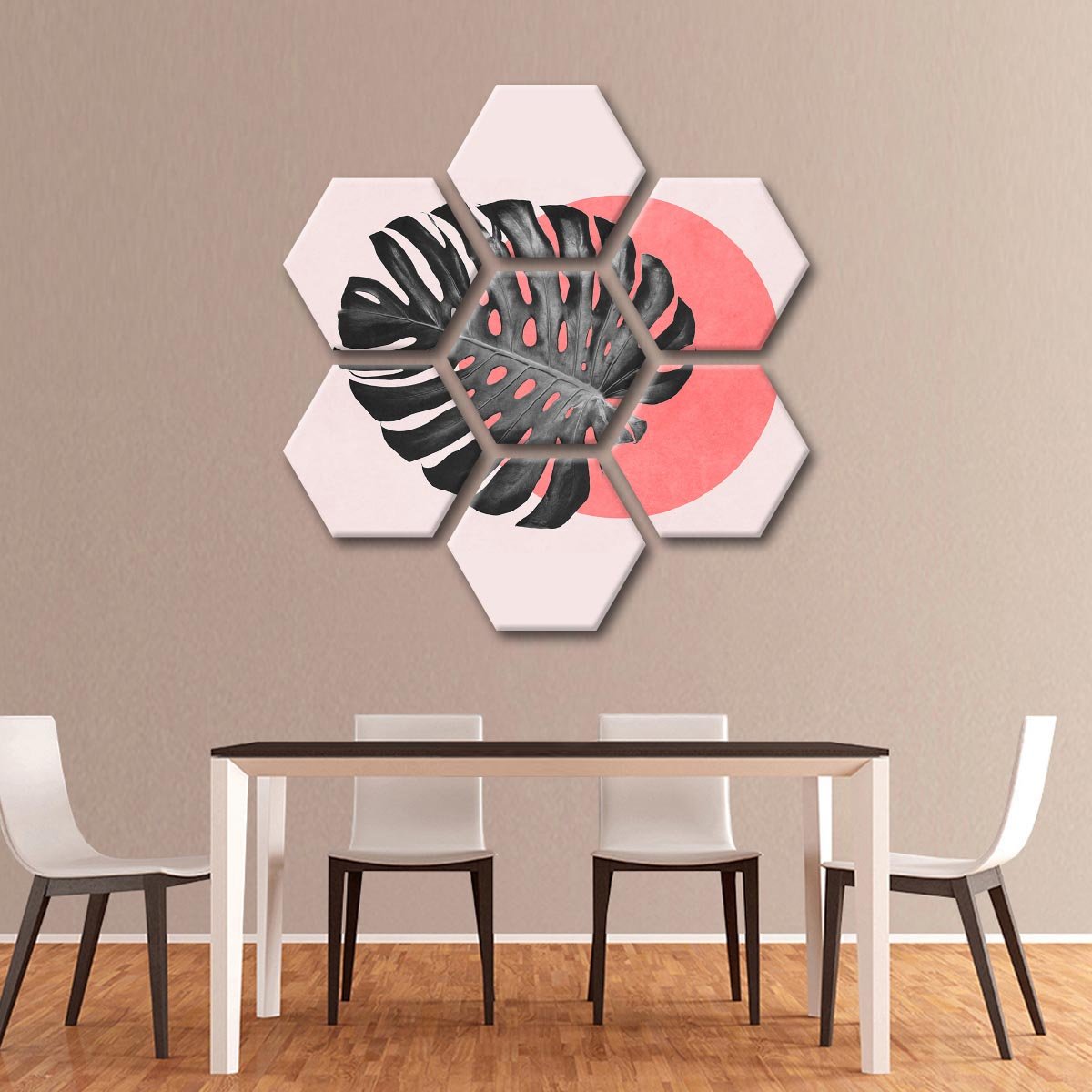 Leaf Of Paradise Multi Panel Canvas Wall Art