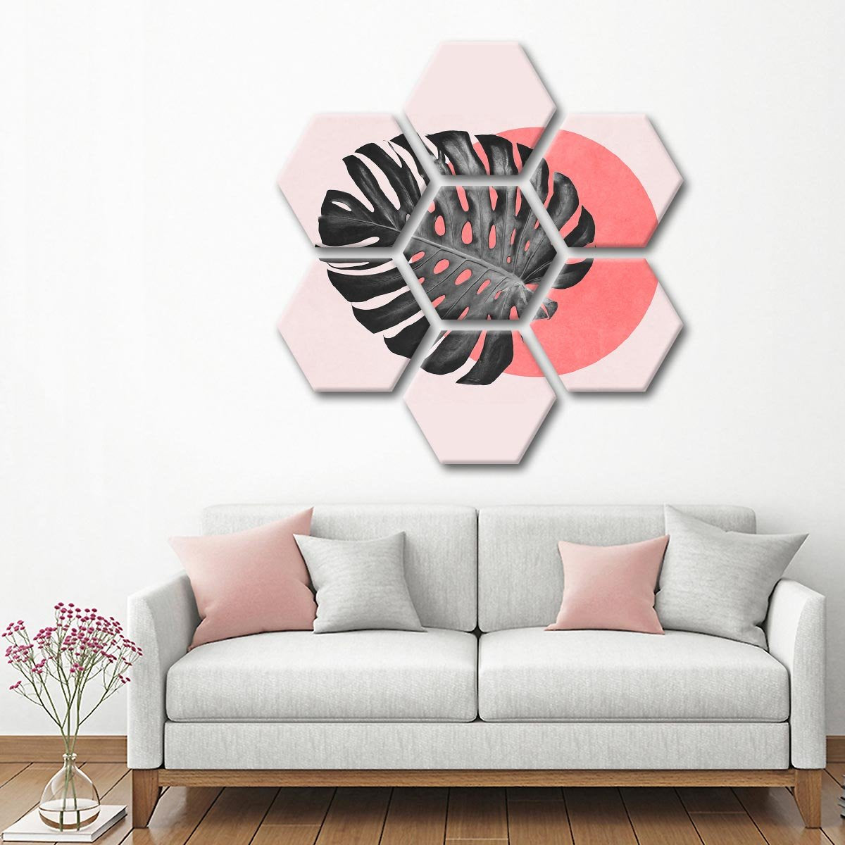 Leaf Of Paradise Multi Panel Canvas Wall Art