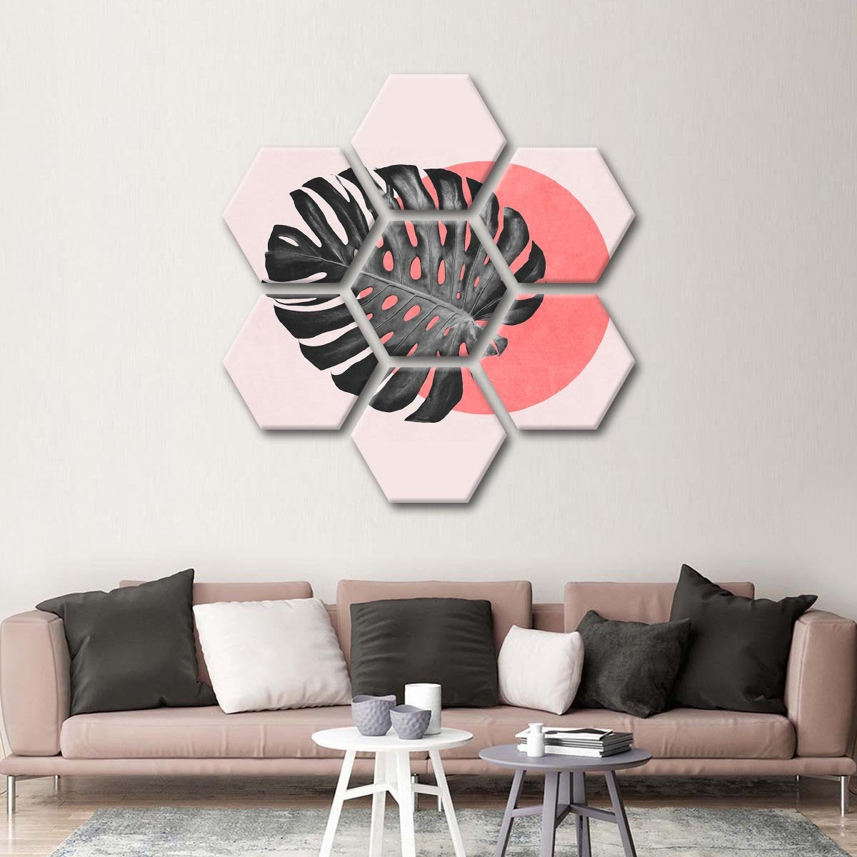 Leaf Of Paradise Multi Panel Canvas Wall Art